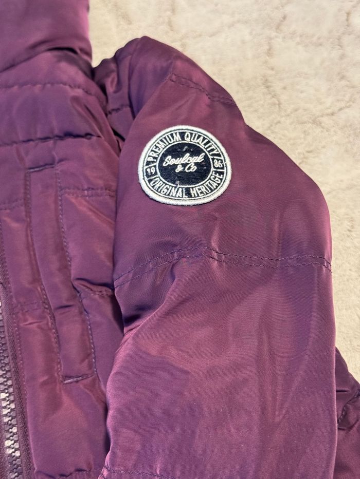 Blouson hiver fille violet - Soulcal & Co - 7/8 ans - photo numéro 2