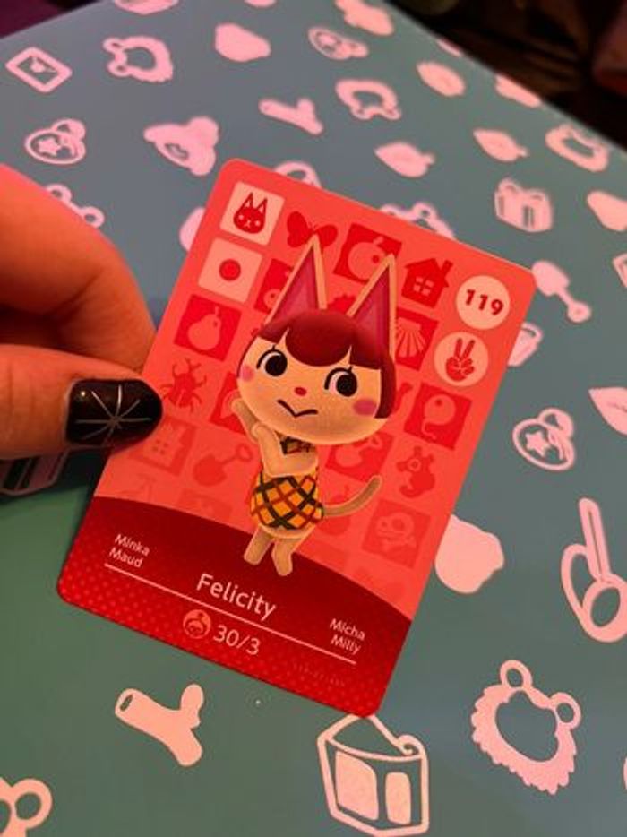 Carte Amiibo Animal Crossing - Série 2 - 119 - Maud