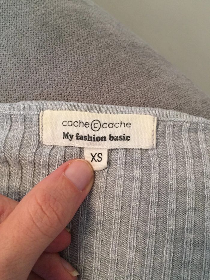 Pull léger Col en V Cache-Cache - photo numéro 3