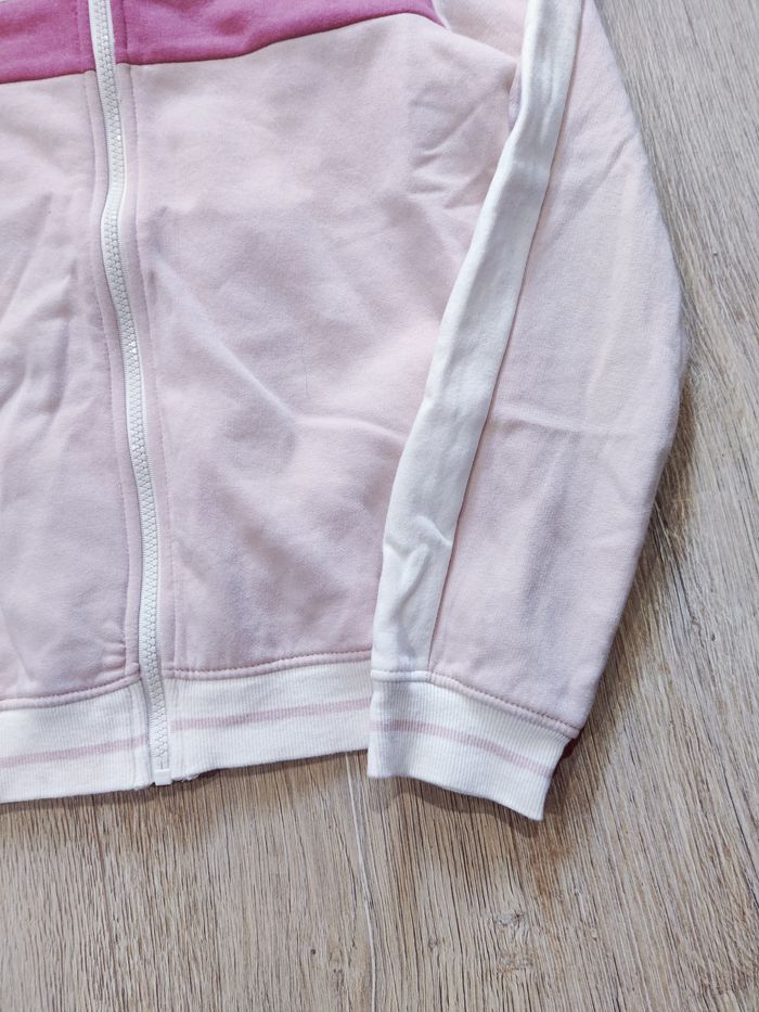 Veste sweat zippé rose Kiabi taille 12 ans - photo numéro 2