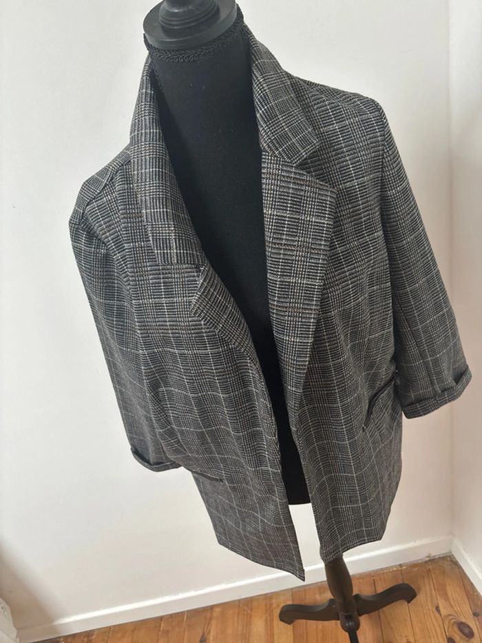 Blazer rayure à poche