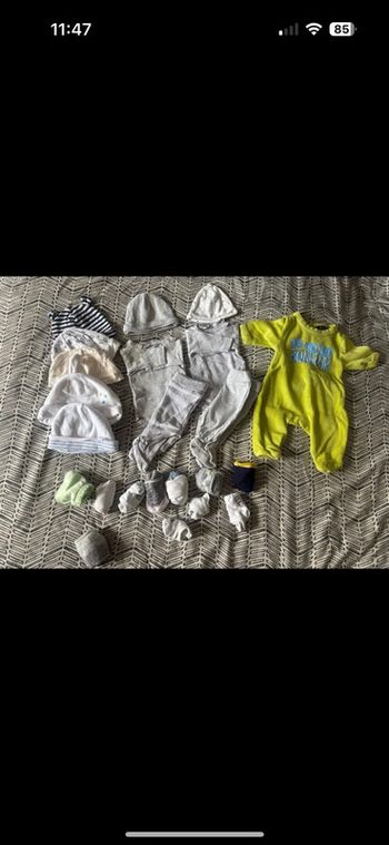 Lot naissance Garçon en très bon état