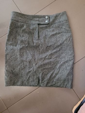 Jupe en laine 53 cm taille 40 Devernois