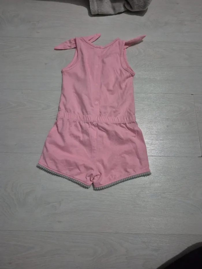 Combinaison short rose 18M - photo numéro 4