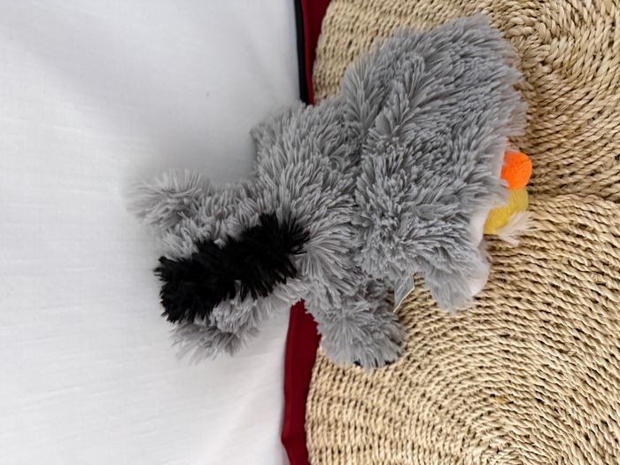 Doudou marionnette âne HISTOIRE D'OURS poussin marionnette à doigt - photo numéro 3