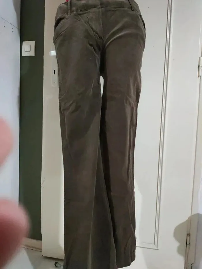 Pantalon velours marron