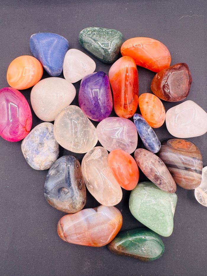 Lot 200 g pierres polies du Brésil pierres naturelles - photo numéro 7