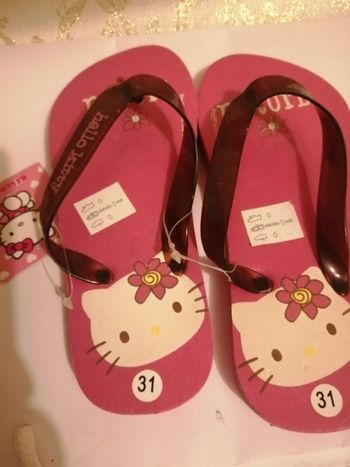Sandales d'été hello kitty