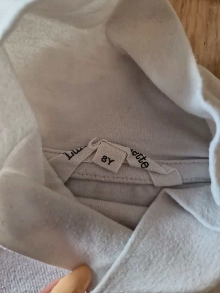 T shirt Col roulé lulu castagnette 8 ans - photo numéro 3