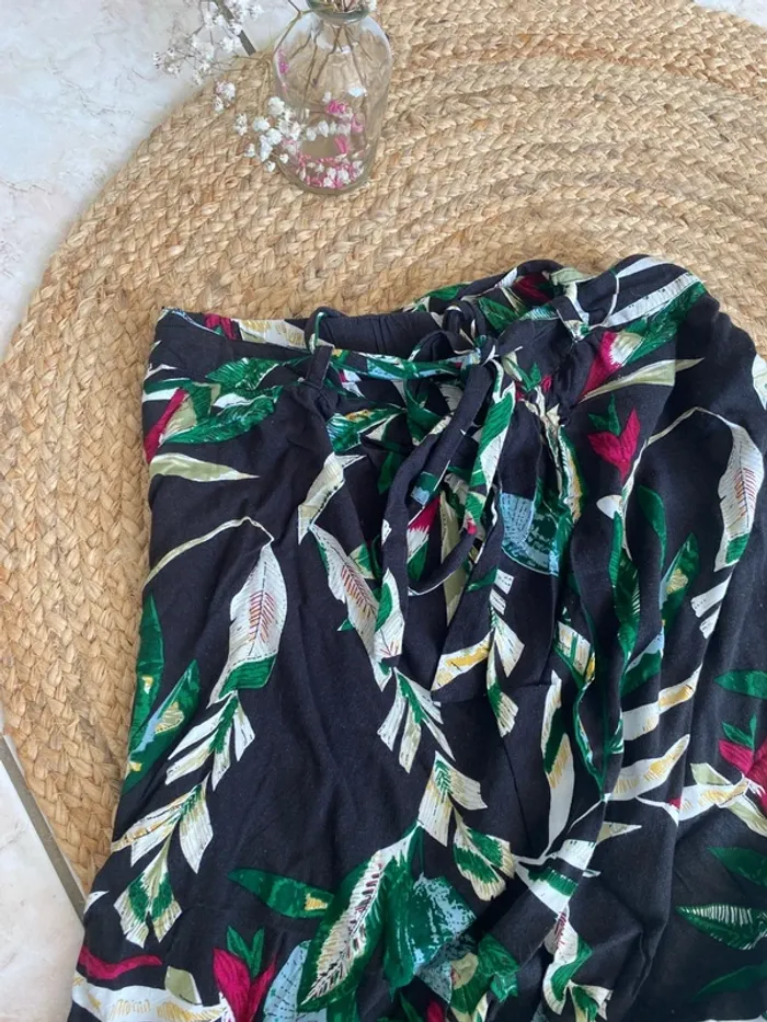 Jupe longue motif tropical - photo numéro 2
