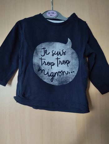T-shirt manches longues 18mois