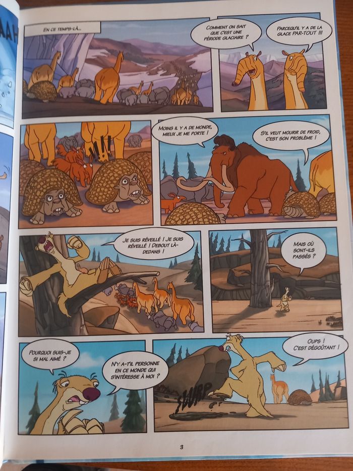 Bande dessinée l'âge de glace 1 - photo numéro 4