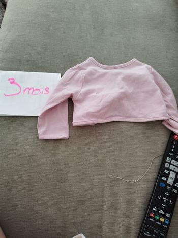 Boléro en coton fille