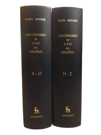 Dictionnaire unilingue espagnol en deux volumes