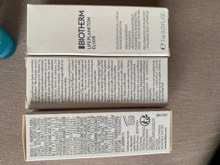 Biotherm Life planktom élixir sérum régénérant fondamental - photo numéro 4