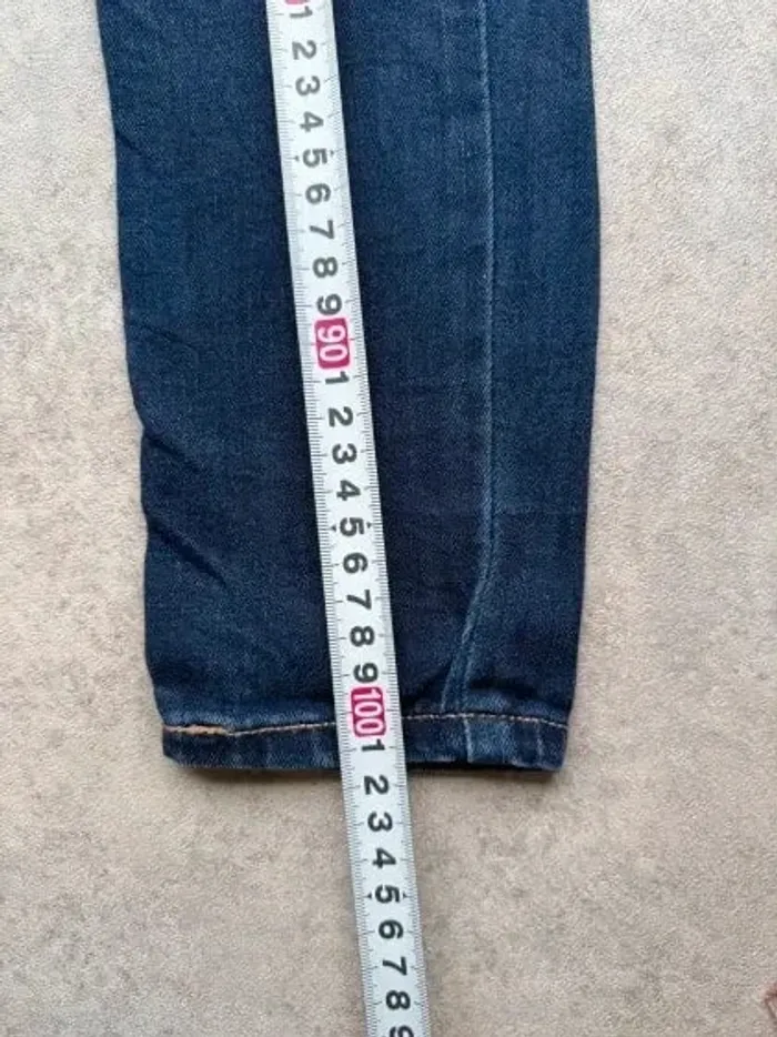 Jeans Levi's 535 W28 FR38 L32 coupe skinny bleu marine Femme Women pan568b - photo numéro 4