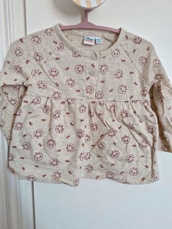 Haut manches longues marie disney verbaudet