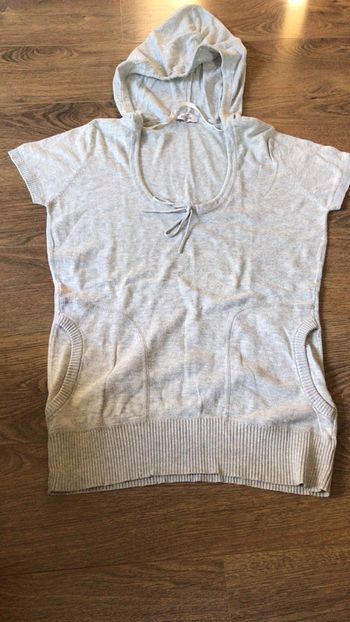 Tee-shirt à capuche gris Pimkie TS/M
