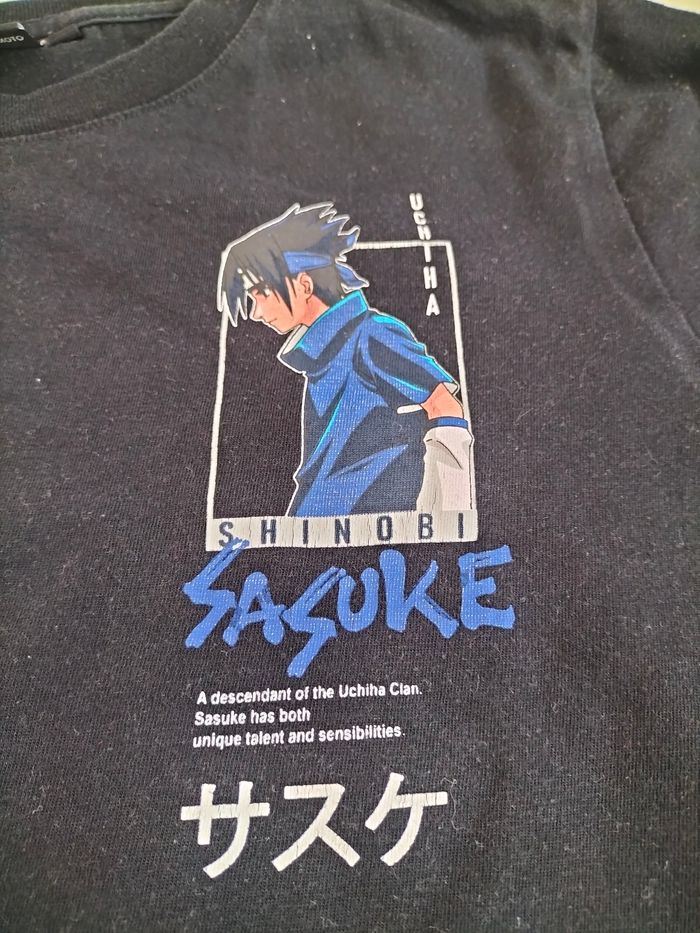 🖤 T-shirt manches longues Sasuke - Naruto - 14 ans - Bon état 🖤 - photo numéro 3