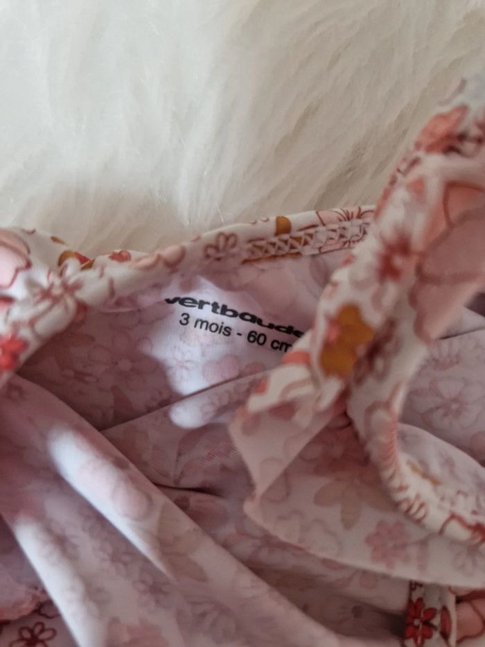 🌸 Magnifique maillot de bain fleuri Vertbaudet neuf - photo numéro 3