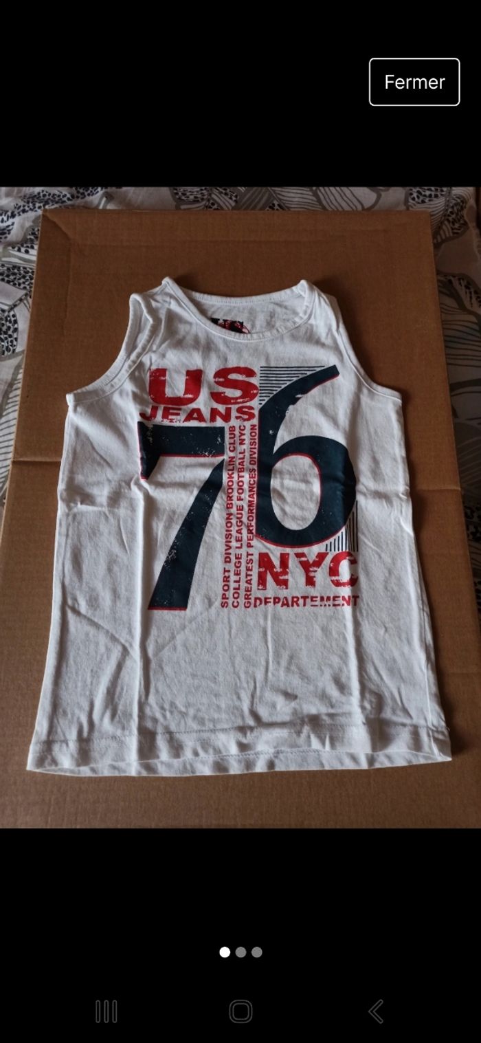 Débardeur garçon 4 ans