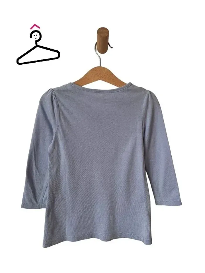 Pyjama 2 pièces en coton gris et violet - La Redoute 4 ans (102cm) - photo numéro 3
