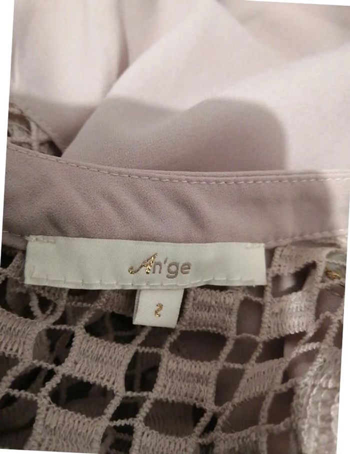 robe casual an'ge crème taille 2 - photo numéro 3