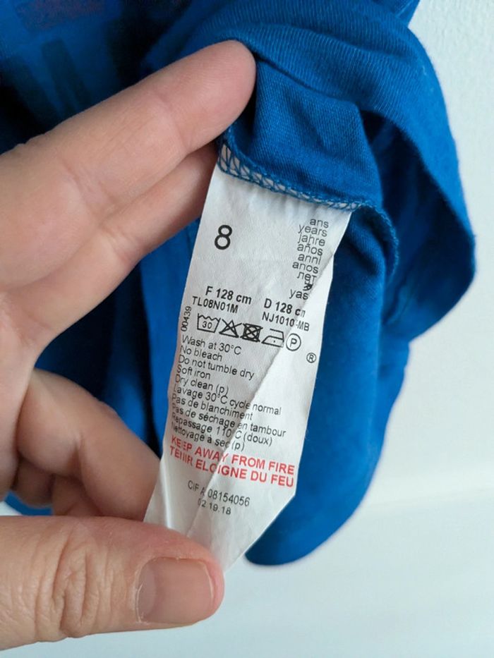 T-shirt levi's 8 ans bleu garçon - photo numéro 6