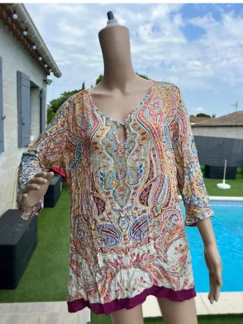 Superbe blouse/tunique  graine de malice - taille L