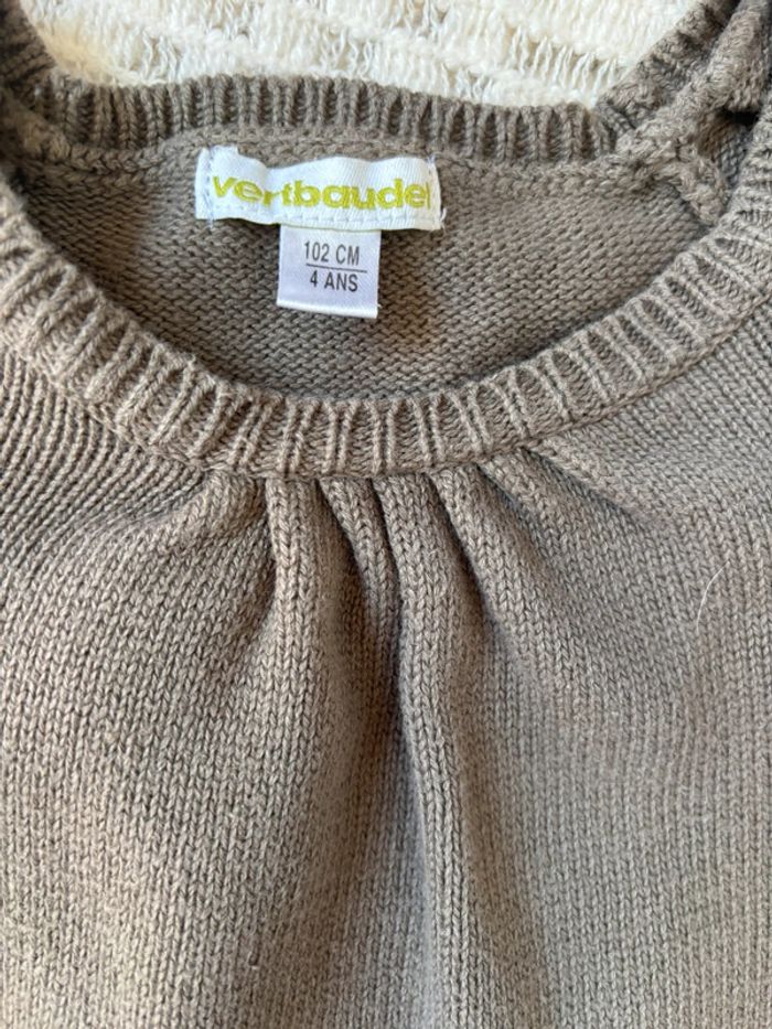Pull manche mi longues Vertbaudet 4 ans - photo numéro 3
