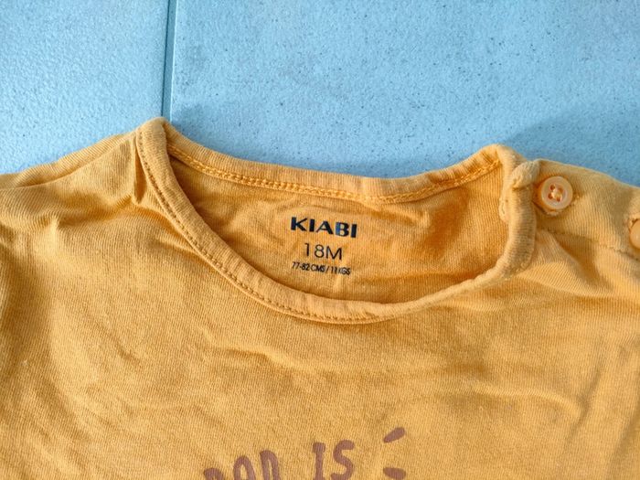 Tee-shirt moutarde - Taille 18 mois - photo numéro 3