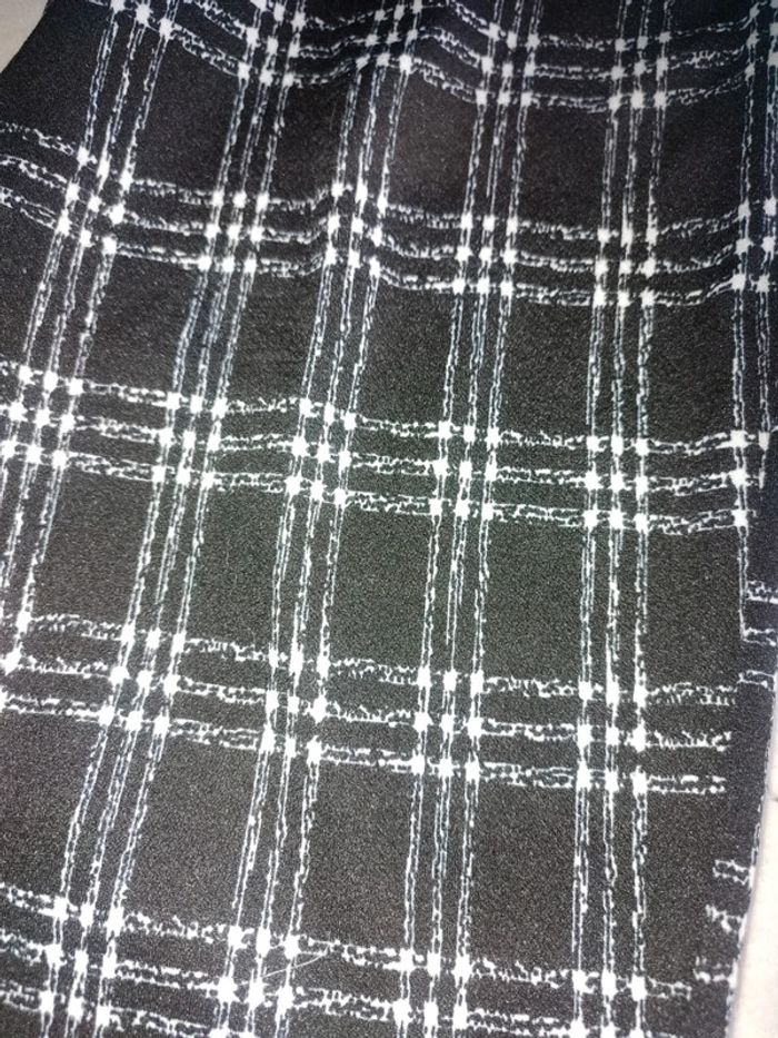 Pantalon a carreaux taille élastique 38 - photo numéro 2