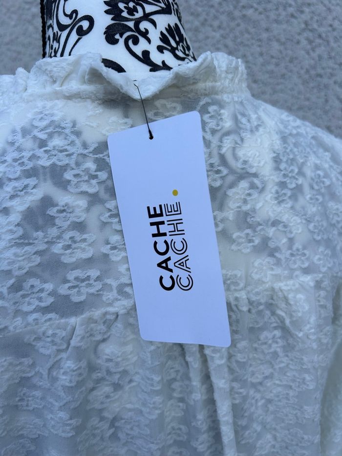 Blouse blanche cache cache - photo numéro 8