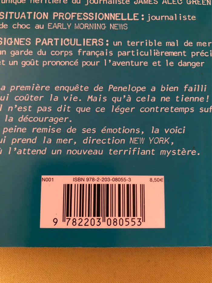Livre l’affaire bluewaters Pénélope Green - photo numéro 4