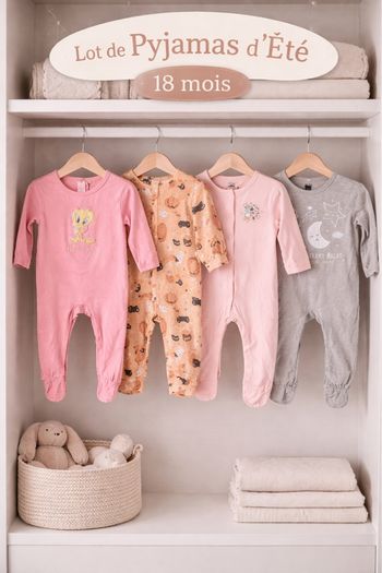 Lots pyjama été  fille 18 mois