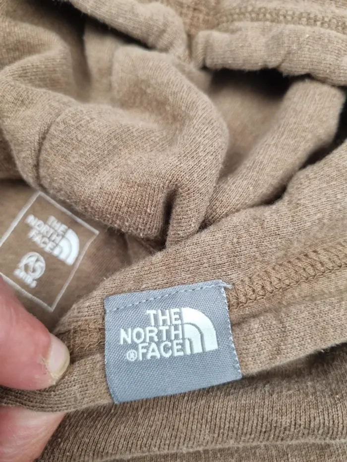Sweat à capuche The North Face marron clair – Taille S Femme (mesures en photos) - photo numéro 9