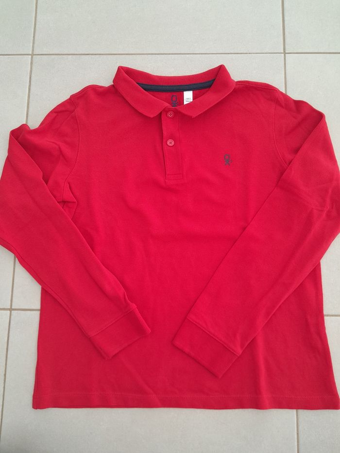 Polo manches longues garçon 14 ans