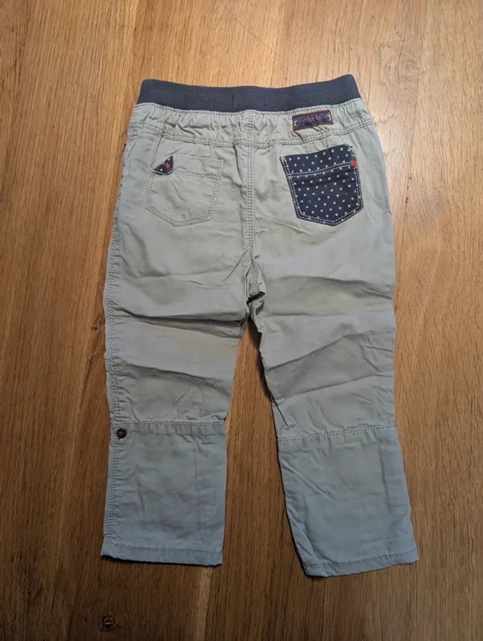 Pantalon beige 23 mois taille élastique garçon comme neuf - photo numéro 3