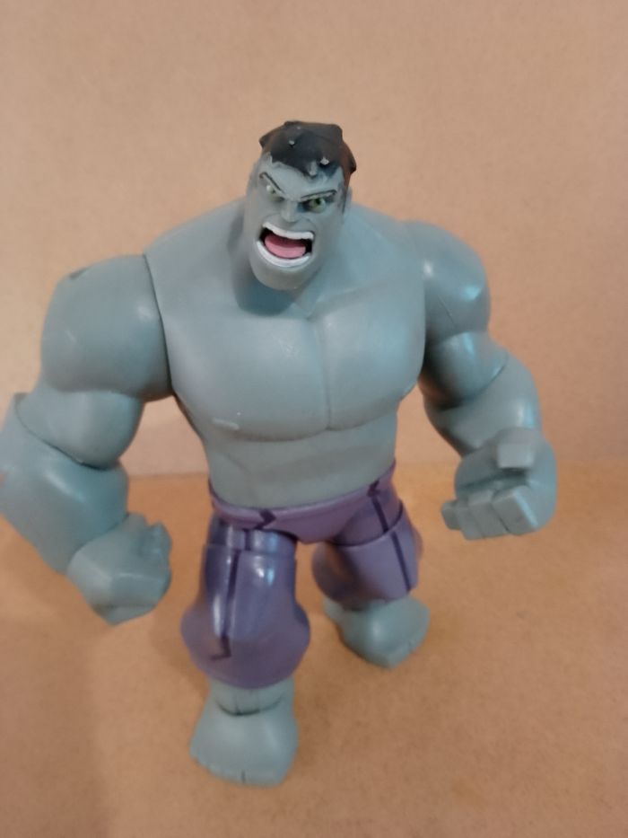 figurine articulée rare hulk gris marvel euro disney - photo numéro 5