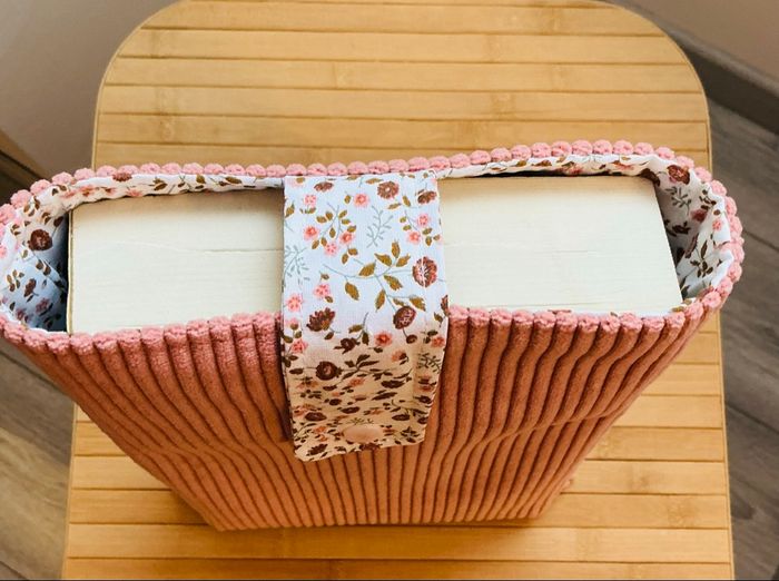 Pochette pour livre broché 28X21 rose - photo numéro 2