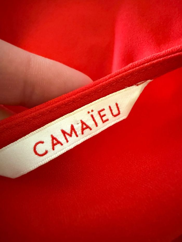 Blouse rouge Camaïeu - photo numéro 7