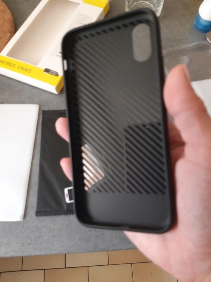 Coque silicone plus protection neuve pour iphone 10 /mobile case - photo numéro 6