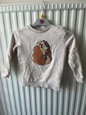 Sweat beige avec Lady