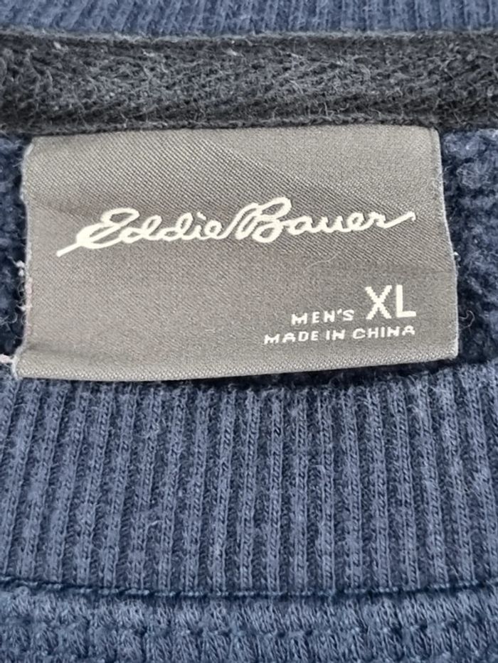 Sweat Eddie Bauer bleu marine – Taille XL Homme (mesures en photos) - photo numéro 5