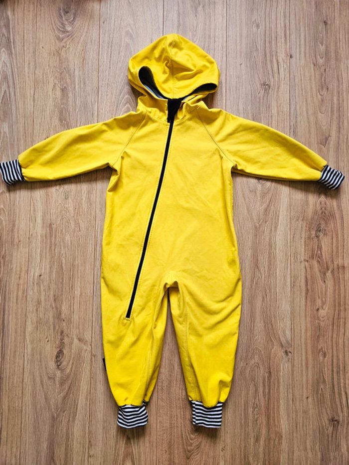 Combinaison de pluie iELM softshell jaune 104 cm 4 ans comme neuf