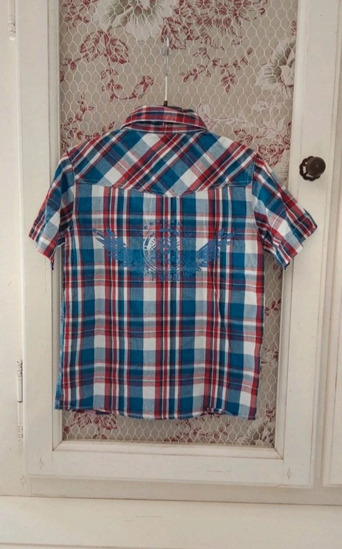 Chemise à carreaux Pick Ouic 6 ans Neuve - photo numéro 2