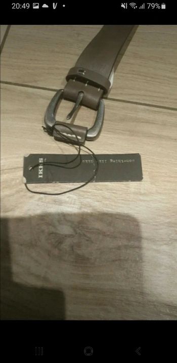 Ceinture cuir fille ikks neuve étiquette 55 cm