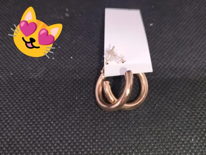 Boucle d'oreille doré petit cercle