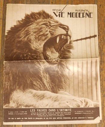 Rare ancienne Revue de la vie moderne 1931 N°81 vintage
