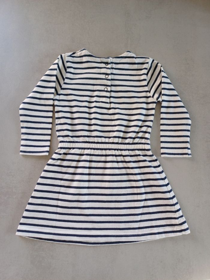 Robe manches longues marinière TAO 18 mois comme neuve - photo numéro 2